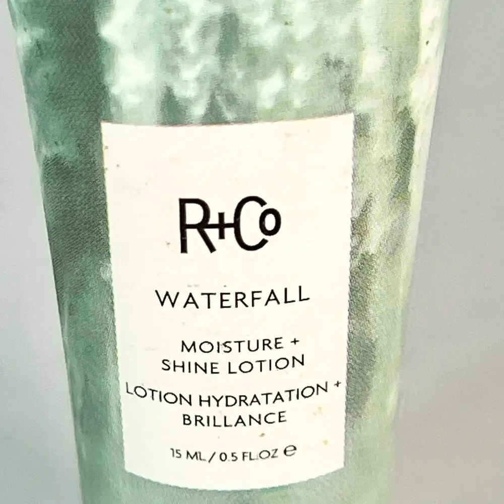 R+Co Waterfall Moisture Shine Hair Lotion Hydration Smooth Travel .5oz 15ml New - Picture 2 of 6